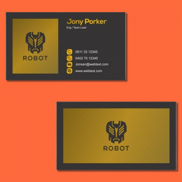 Business Cards – Gold Foil 400×400